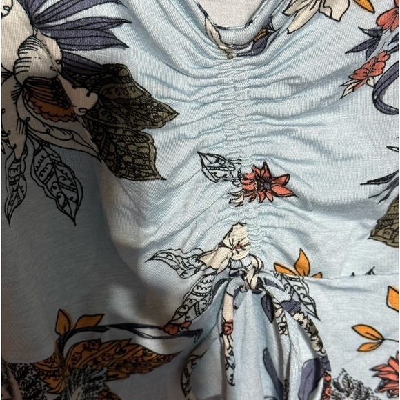 NWT American Rag Ruched Flutter Sleeve V Neck Top - Juniors Size 1X - Picture 6 of 7